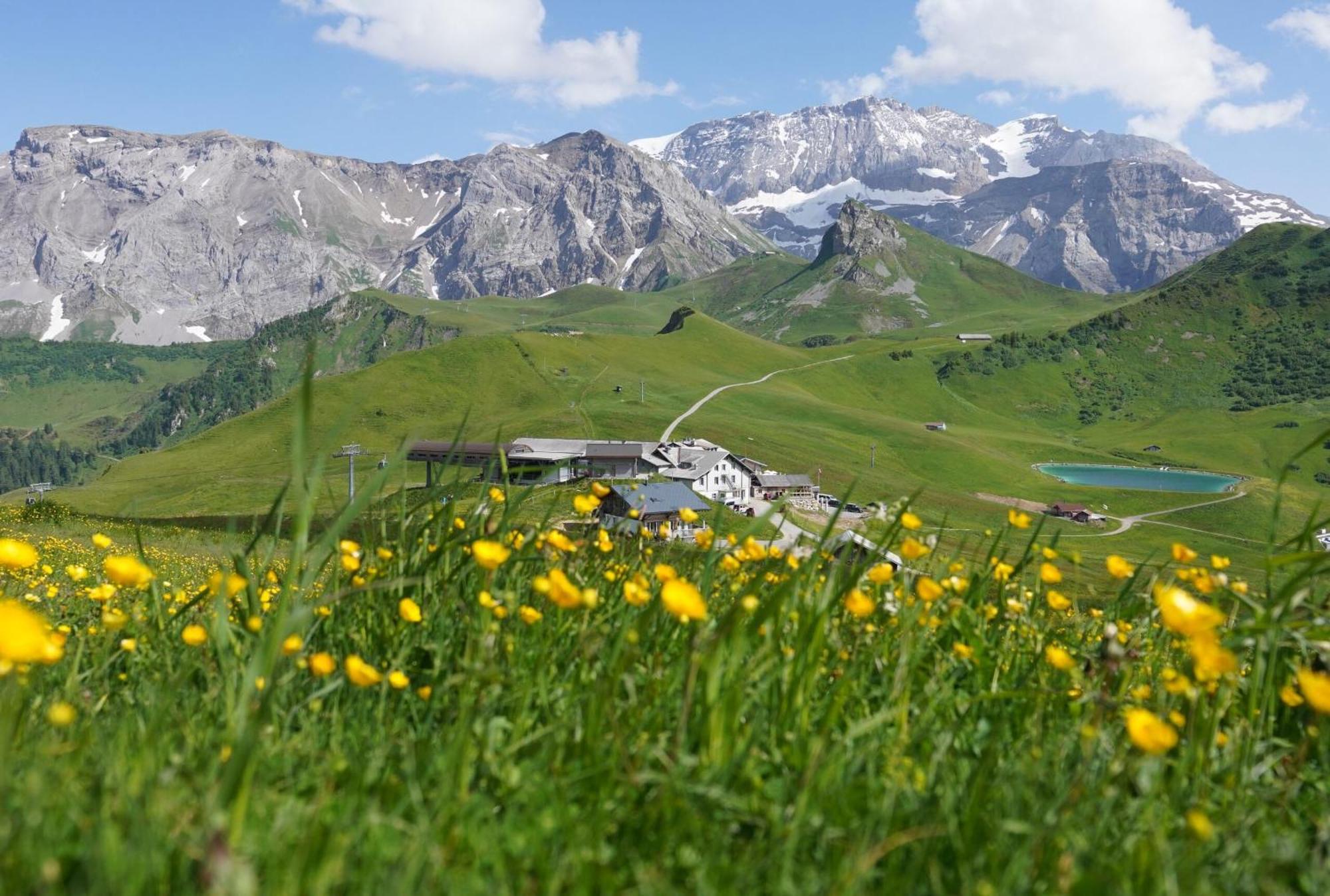 Berghotel Hahnenmoos Адельбоден Екстер'єр фото